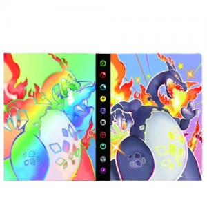  Binder Pokémon CHARIZARD SHINY (4 bolsos) - Importado