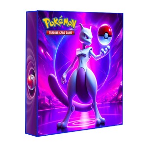 Álbum Pokémon MEWTWO (4 bolsos) + 10 Folhas