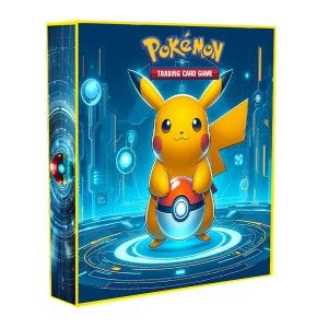 Álbum Pokémon PIKACHU (4 bolsos) + 10 Folhas