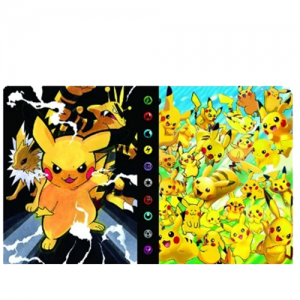  Álbum Pokémon PIKACHU (4 bolsos) - Importado