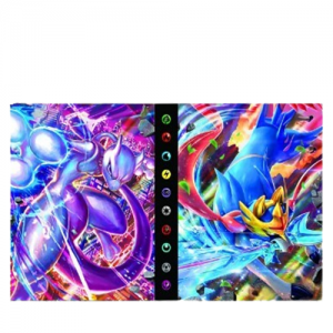  Binder Pokémon ZACIAN & MEWTWO (4 bolsos) - Importado