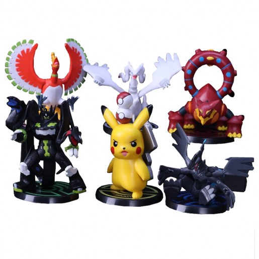 Action Figures Turma Pokémon (10 cm) (modelo 2) - 6 itens/lote (6 modelos) - Importada