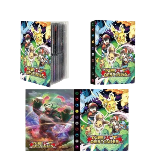 Álbum Pokémon PIKACHU & TURMA (4 bolsos) - Importado