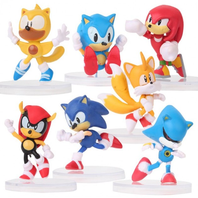 Miniatura Sonic The Hedgehog (vários personagens à escolha)